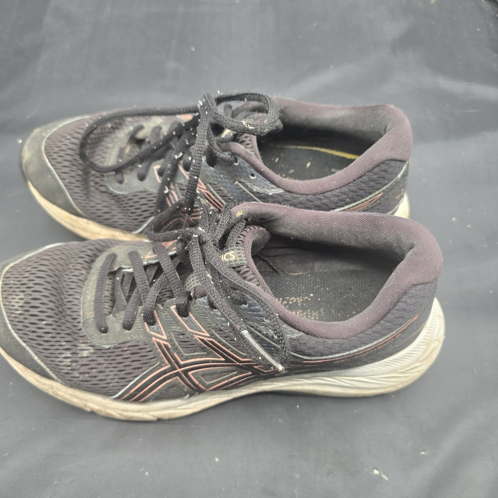 Asics Black and‎ White Athletic Sneakers